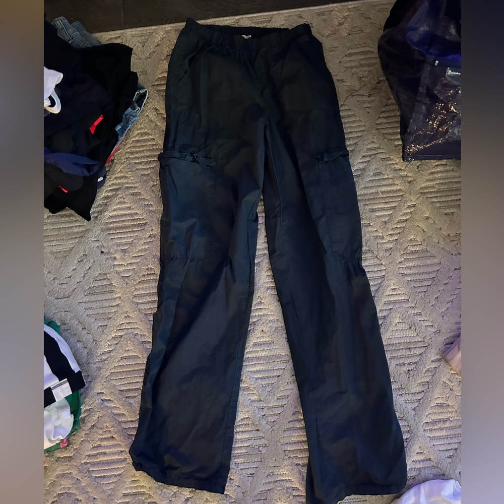 Brandy Melville Navy Blue Cargo Pants from Italy